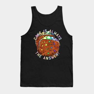 Cake Is The Answer Tank Top